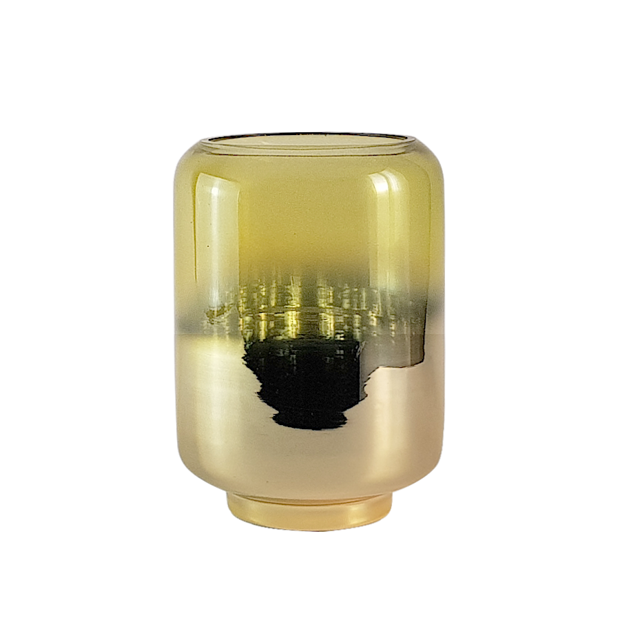 Photophore bicolore doré raffiné en verre | Deco-Delight.com Photophore bicolore doré raffiné en verre | Deco-Delight.com