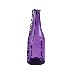 Lanterne florale en verre bouteille  | Deco-Delight.com