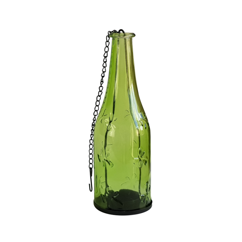 Lanterne florale en verre bouteille  | Deco-Delight.com Lanterne florale en verre bouteille  | Deco-Delight.com