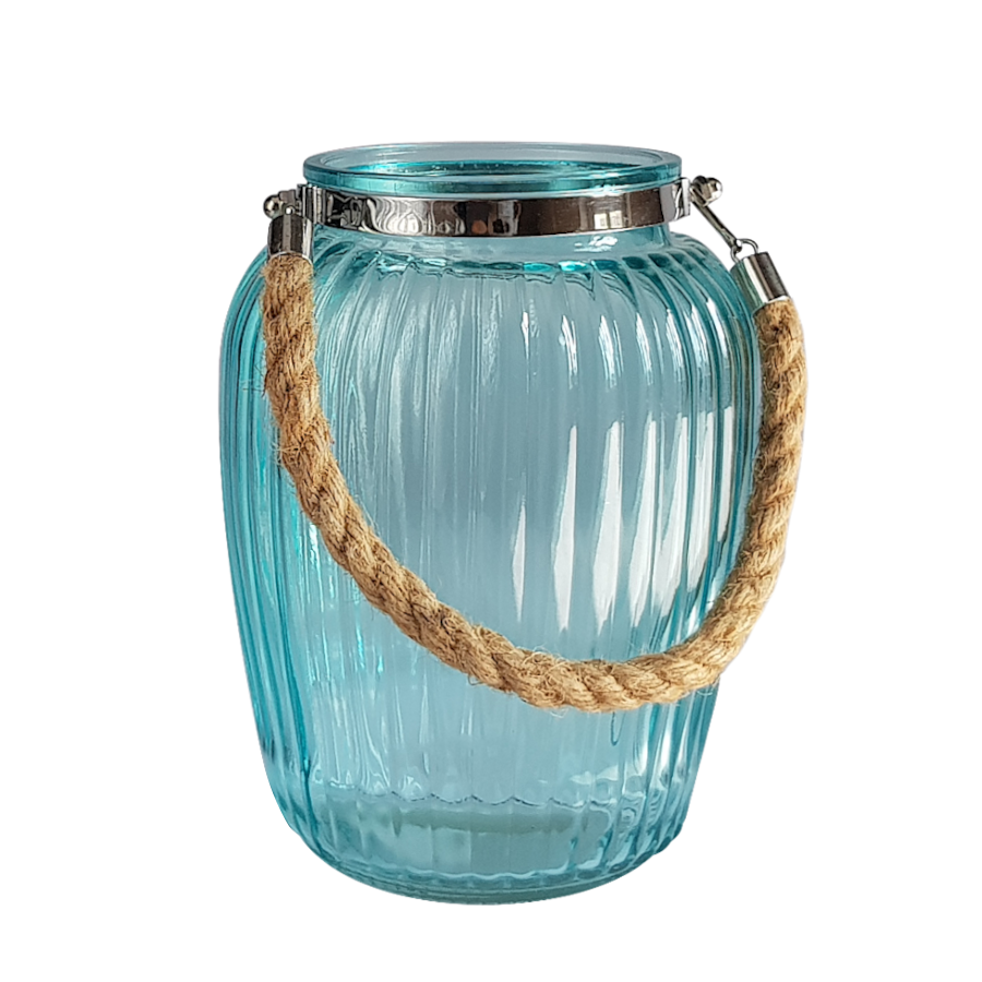 Lanterne photophore verre et corde | Deco-Delight.com Lanterne photophore verre et corde | Deco-Delight.com