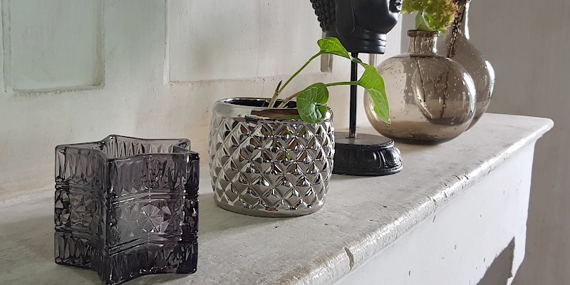 Photophore en verre classique et chic  | Deco-Delight.com