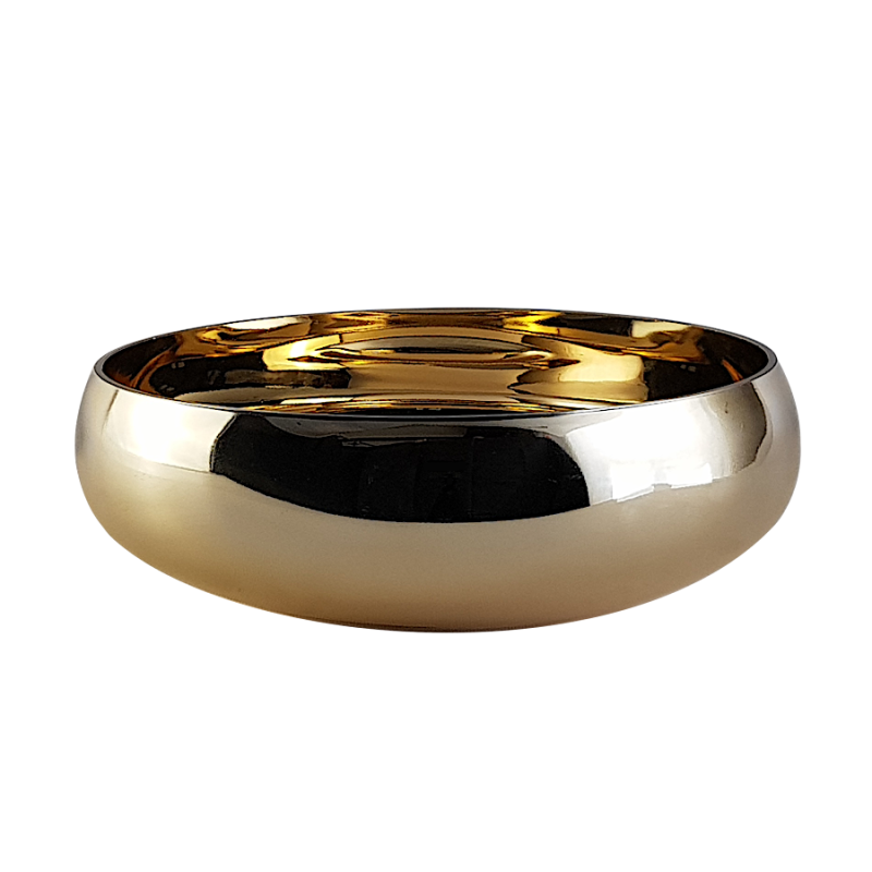 Bol déco large en verre transparent  | Deco-Delight.com