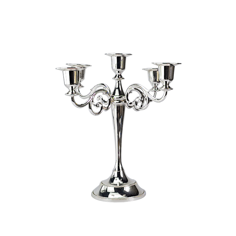 Bougeoir métal à 5 branches élégant  | Deco-Delight.com Bougeoir métal à 5 branches élégant  | Deco-Delight.com