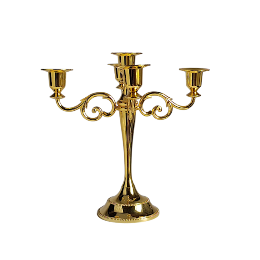 Bougeoir métal à 5 branches élégant | Deco-Delight.com Bougeoir métal à 5 branches élégant | Deco-Delight.com