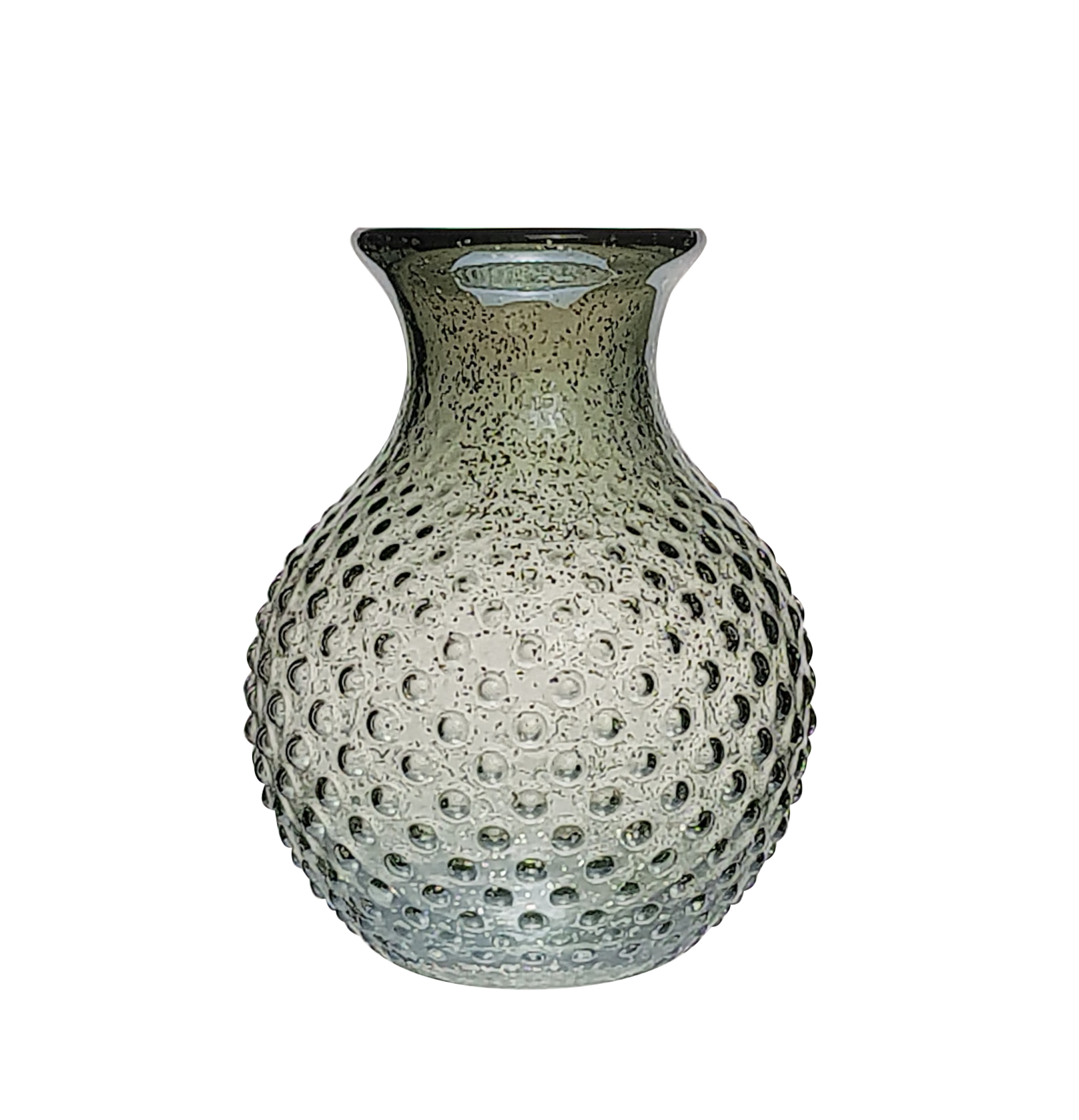 Vase gris pailleté à bulles en verre | Deco-Delight.com Vase gris pailleté à bulles en verre | Deco-Delight.com