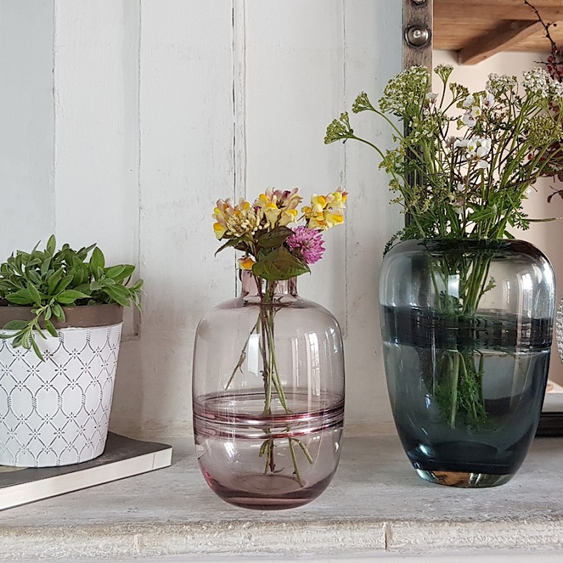 Vase en verre transparent H18 épuré  | Deco-Delight.com Vase en verre transparent H18 épuré  | Deco-Delight.com