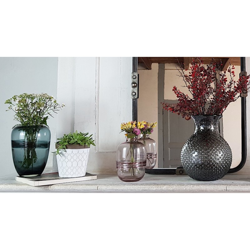 Vase en verre transparent H18 épuré  | Deco-Delight.com Vase en verre transparent H18 épuré  | Deco-Delight.com