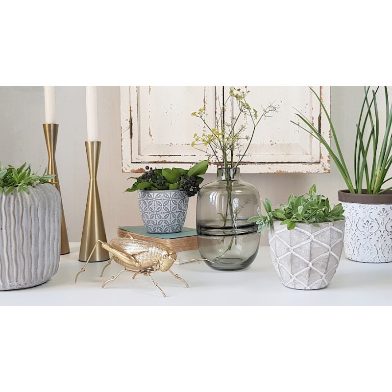 Vase en verre transparent H18 épuré  | Deco-Delight.com