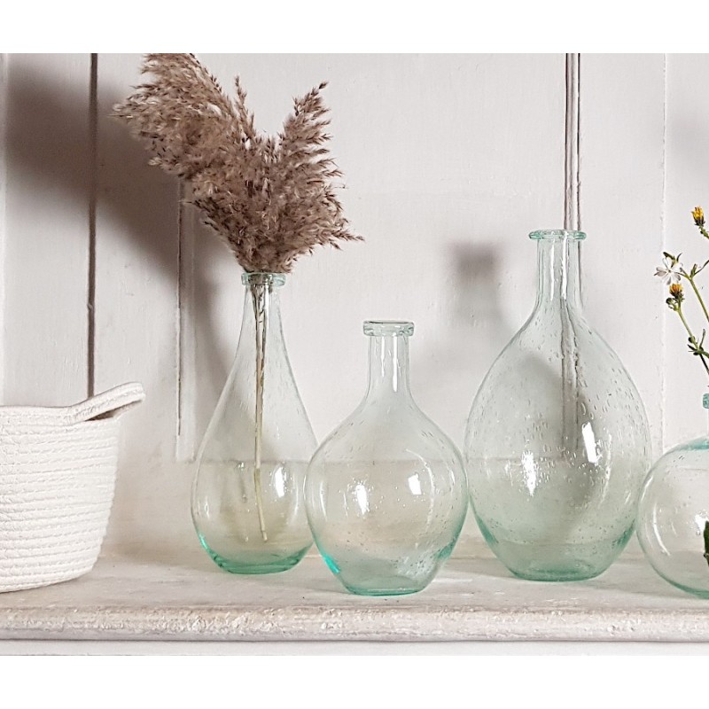 Vase bulle en verre teinté H34.5  | Deco-Delight.com Vase bulle en verre teinté H34.5  | Deco-Delight.com
