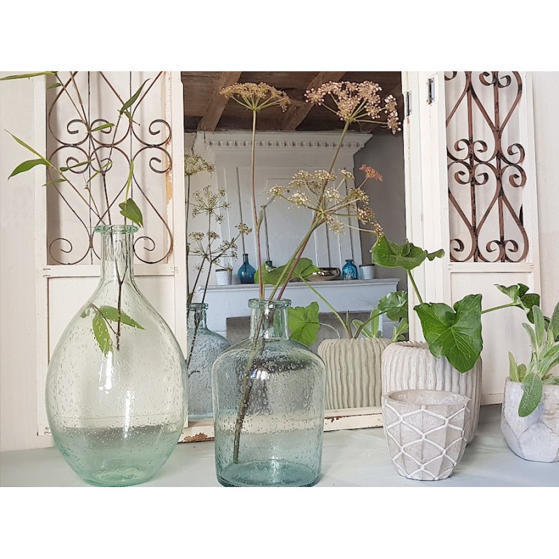 Vase bulle en verre teinté H34.5  | Deco-Delight.com Vase bulle en verre teinté H34.5  | Deco-Delight.com