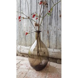 Vase bulle en verre teinté H34.5  | Deco-Delight.com
