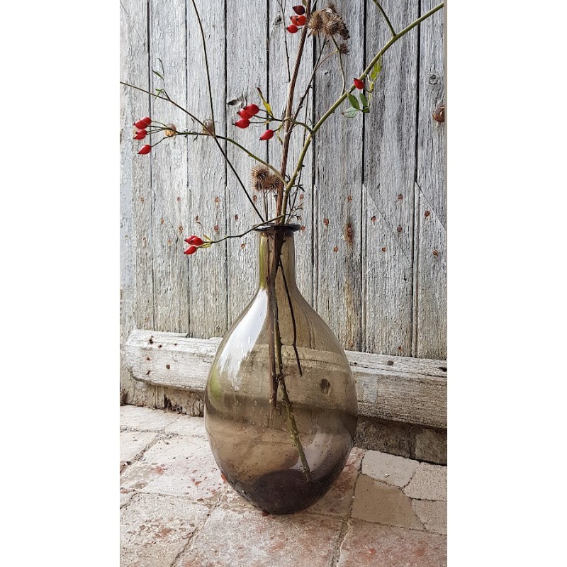Vase bulle en verre teinté H34.5  | Deco-Delight.com Vase bulle en verre teinté H34.5  | Deco-Delight.com