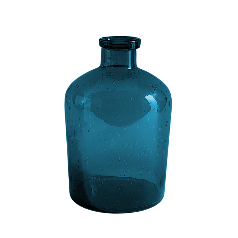 Vase bulle en verre teinté H23.5  | Deco-Delight.com
