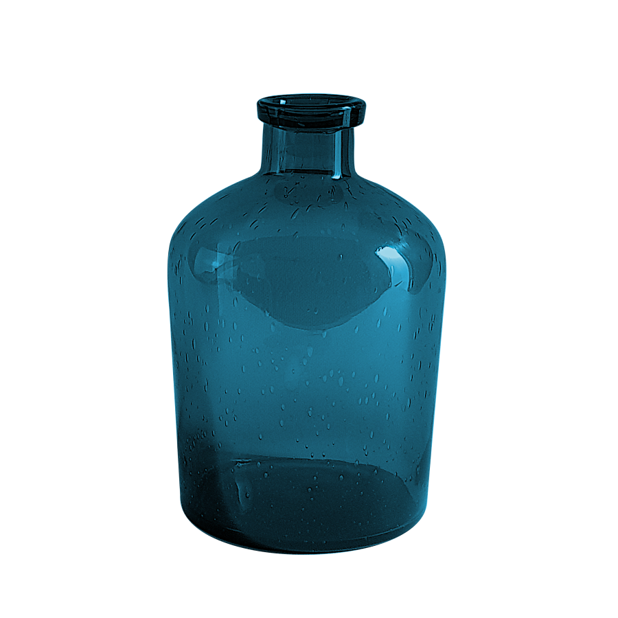 Vase bulle en verre teinté H23.5  | Deco-Delight.com