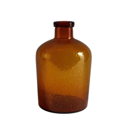 Vase bulle en verre teinté H23.5  | Deco-Delight.com