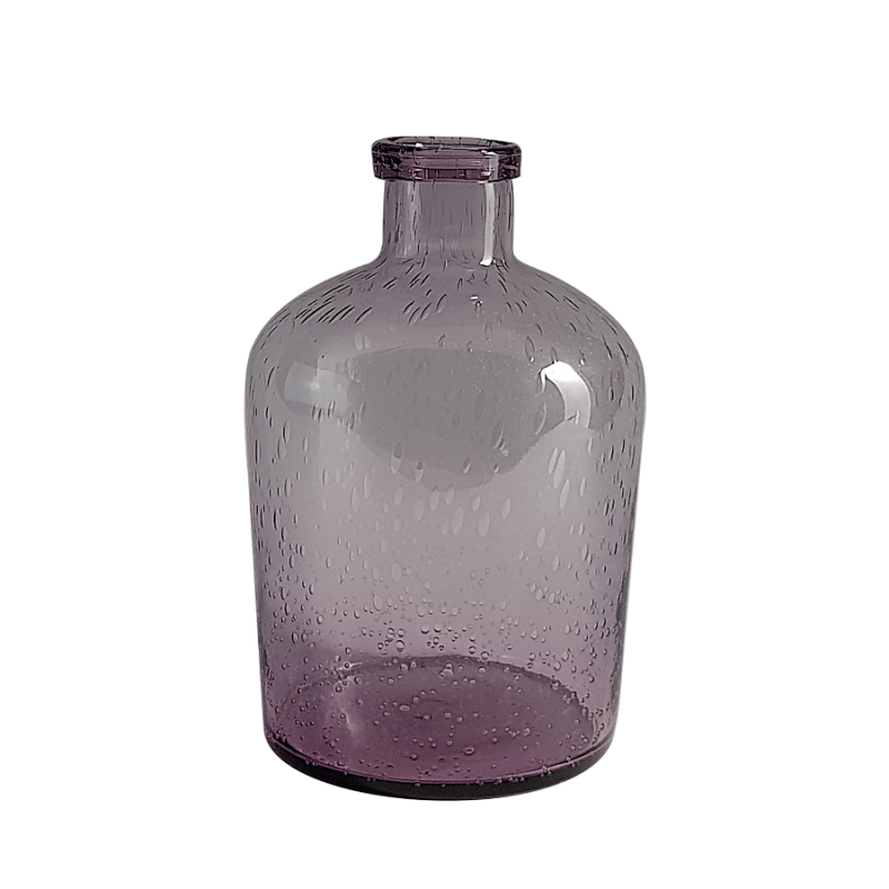 Vase bulle en verre teinté H23.5  | Deco-Delight.com