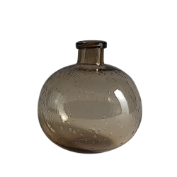 Vase bulle en verre teinté H18.5  | Deco-Delight.com