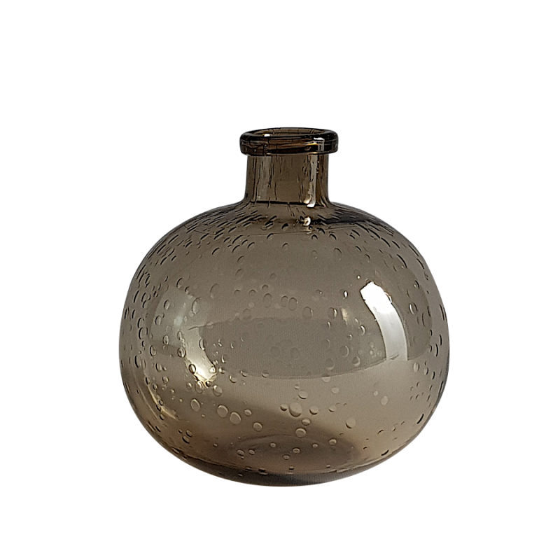 Vase bulle en verre teinté H18.5  | Deco-Delight.com Vase bulle en verre teinté H18.5  | Deco-Delight.com