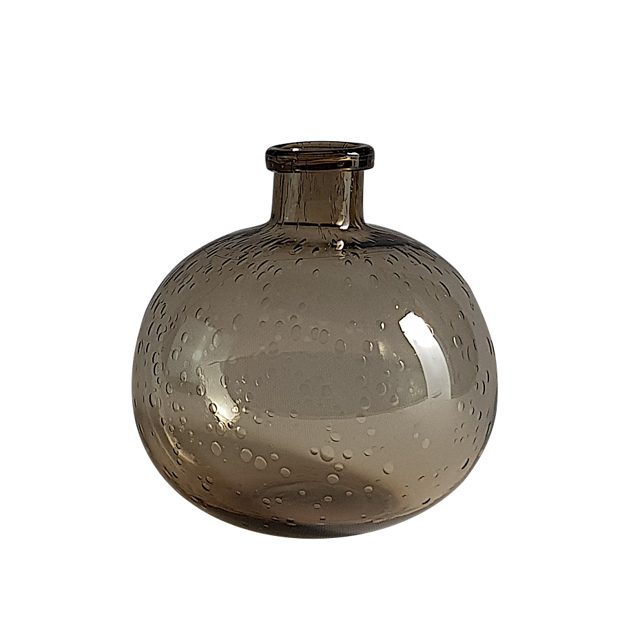 Vase bulle en verre teinté H18.5 | Deco-Delight.com Vase bulle en verre teinté H18.5 | Deco-Delight.com
