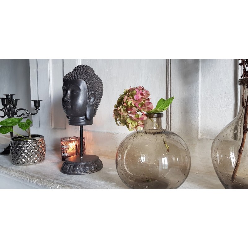 Vase bulle en verre teinté H18.5  | Deco-Delight.com Vase bulle en verre teinté H18.5  | Deco-Delight.com