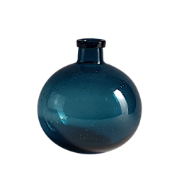 Vase bulle en verre teinté H18.5  | Deco-Delight.com