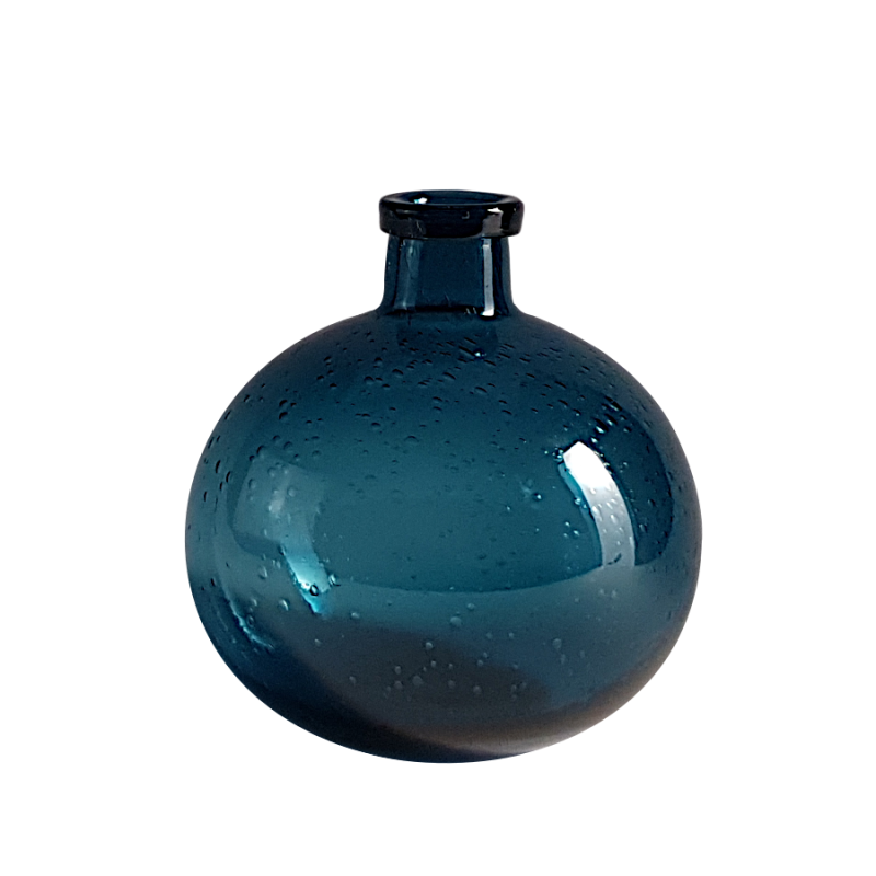 Vase bulle en verre teinté H18.5  | Deco-Delight.com Vase bulle en verre teinté H18.5  | Deco-Delight.com