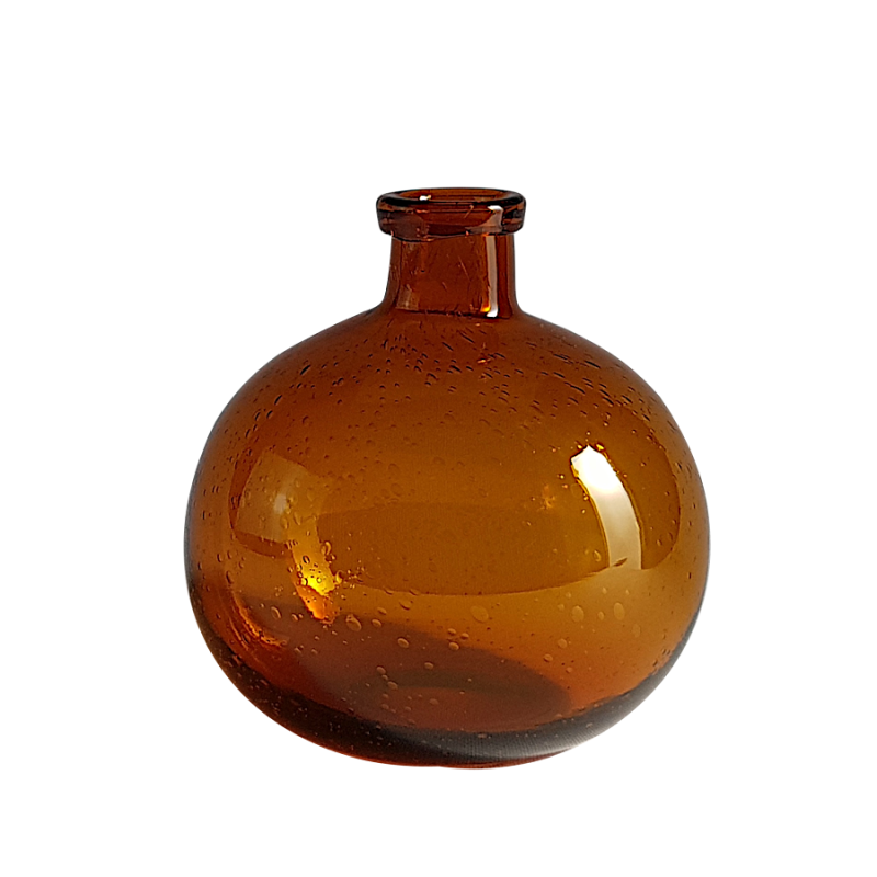 Vase bulle en verre teinté H18.5  | Deco-Delight.com Vase bulle en verre teinté H18.5  | Deco-Delight.com