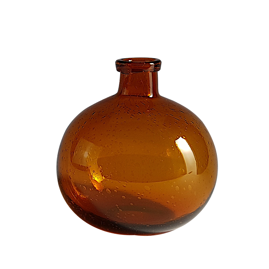 Vase bulle en verre teinté H18.5 | Deco-Delight.com Vase bulle en verre teinté H18.5 | Deco-Delight.com