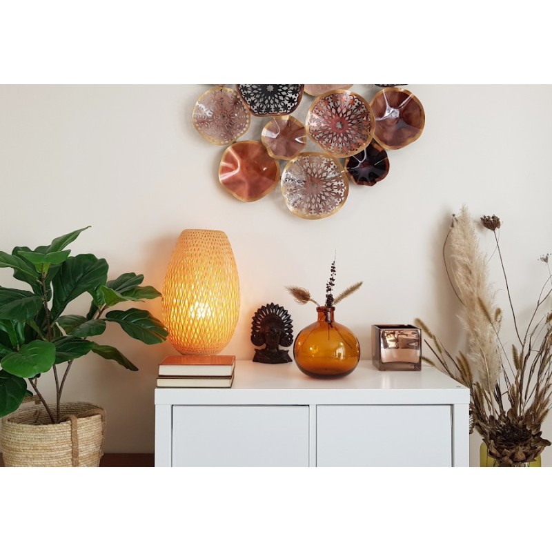 Vase bulle en verre teinté H18.5  | Deco-Delight.com Vase bulle en verre teinté H18.5  | Deco-Delight.com