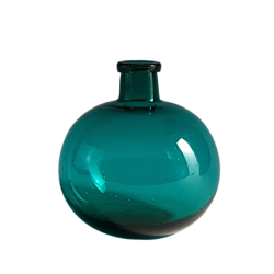 Vase bulle en verre teinté H18.5  | Deco-Delight.com