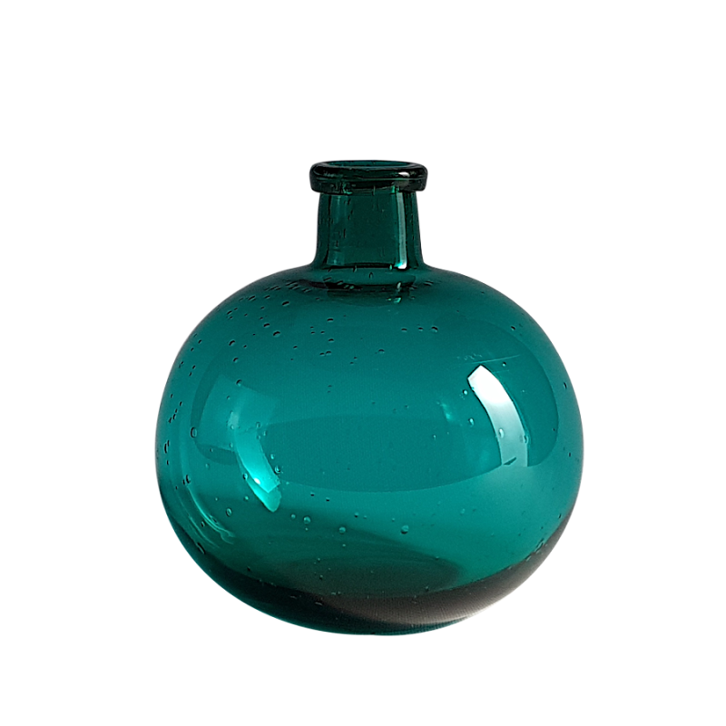 Vase bulle en verre teinté H18.5  | Deco-Delight.com Vase bulle en verre teinté H18.5  | Deco-Delight.com