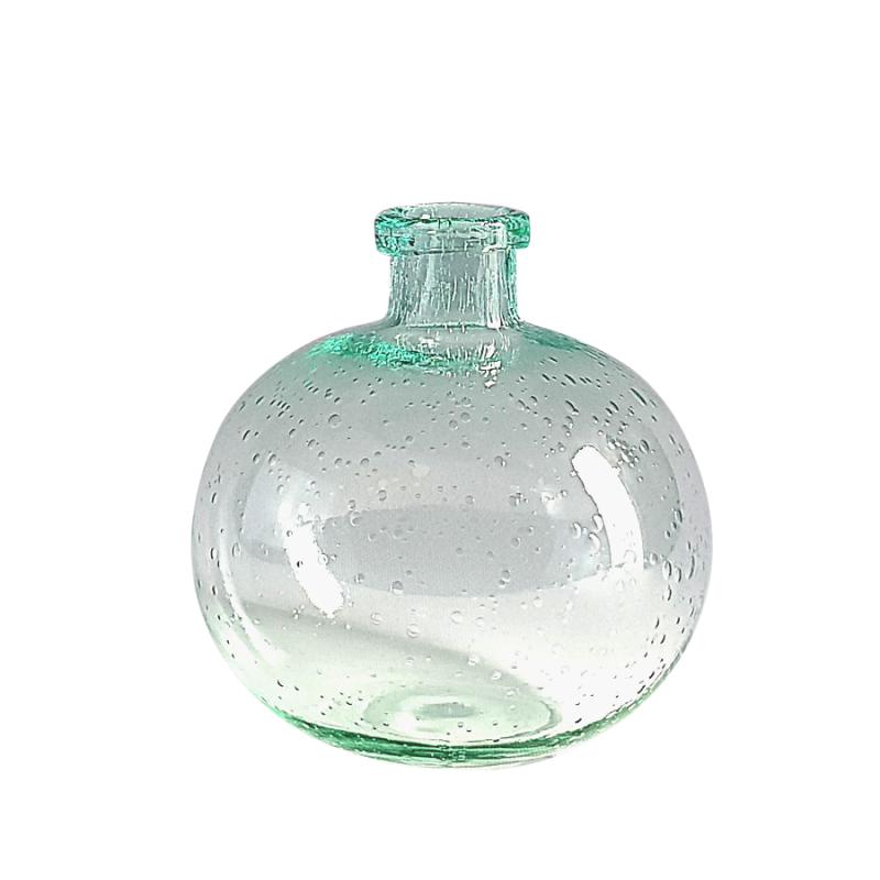 Vase bulle en verre teinté H18.5  | Deco-Delight.com Vase bulle en verre teinté H18.5  | Deco-Delight.com