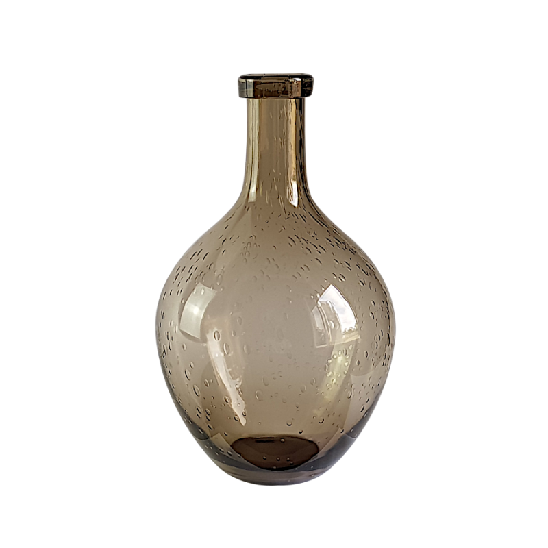 Vase bulle en verre teinté H25.5  | Deco-Delight.com Vase bulle en verre teinté H25.5  | Deco-Delight.com