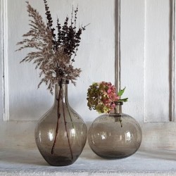 Vase bulle en verre teinté H25.5  | Deco-Delight.com