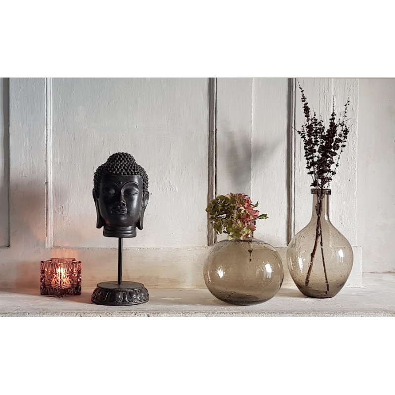 Vase bulle en verre teinté H25.5  | Deco-Delight.com Vase bulle en verre teinté H25.5  | Deco-Delight.com