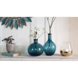 Vase bulle en verre teinté H25.5  | Deco-Delight.com