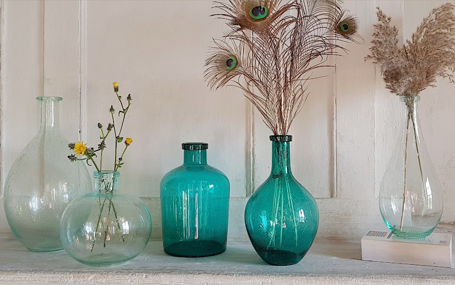 Vase bulle en verre teinté H25.5 | Deco-Delight.com Vase bulle en verre teinté H25.5 | Deco-Delight.com