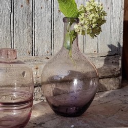 Vase bulle en verre teinté H25.5  | Deco-Delight.com