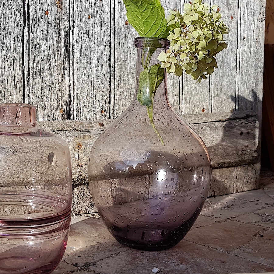Vase bulle en verre teinté H25.5 | Deco-Delight.com Vase bulle en verre teinté H25.5 | Deco-Delight.com