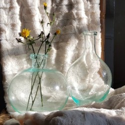Vase bulle en verre teinté H25.5  | Deco-Delight.com