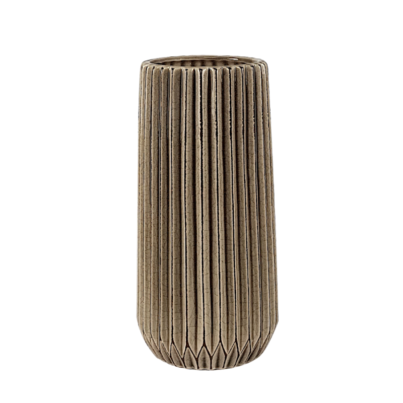 Vase plissé style origami H25  | Deco-Delight.com