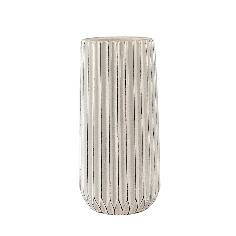 Vase plissé style origami H25  | Deco-Delight.com