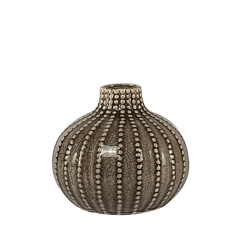 Vase boule oursin en céramique H12  | Deco-Delight.com Vase boule oursin en céramique H12  | Deco-Delight.com
