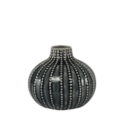 Vase boule oursin en céramique H12  | Deco-Delight.com