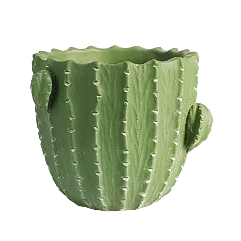 Cache-pot cactus vert déco fun  | Deco-Delight.com