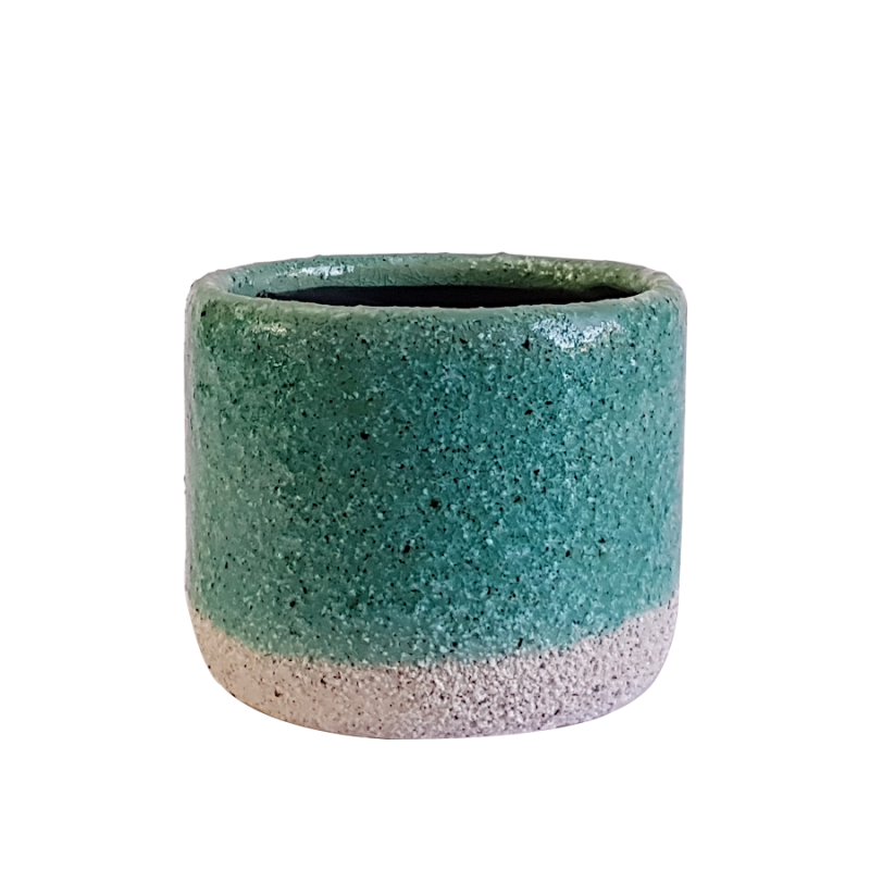 Cache-pot céramique effet sable naturel  | Deco-Delight.com