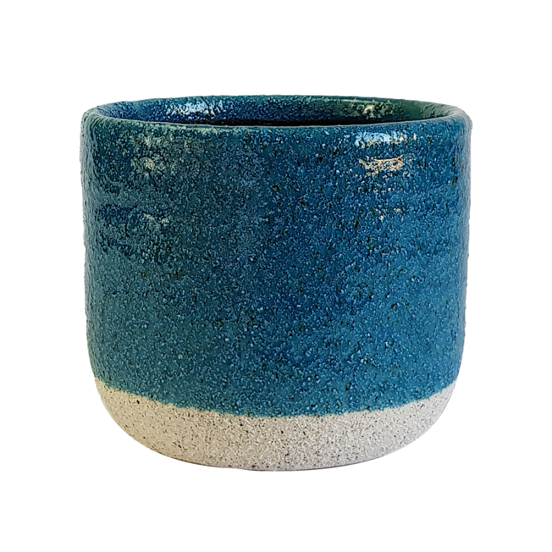 Cache-pot céramique effet sable naturel  | Deco-Delight.com
