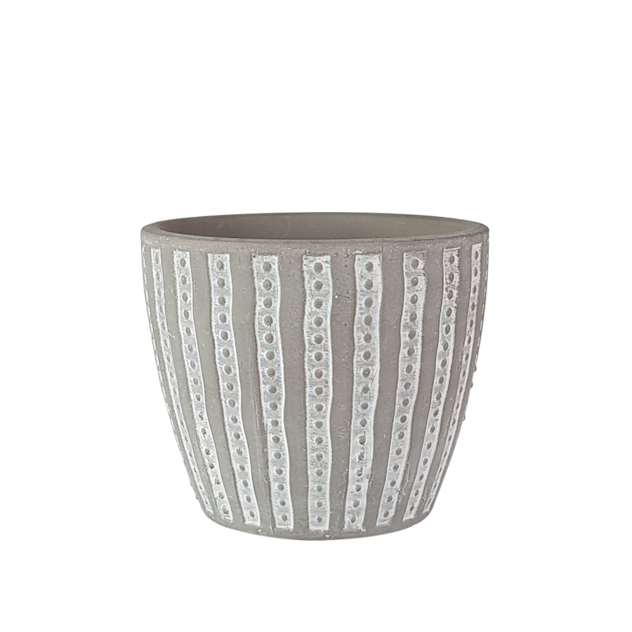 Cache-pot en céramique effet ciment | Deco-Delight.com Cache-pot en céramique effet ciment | Deco-Delight.com