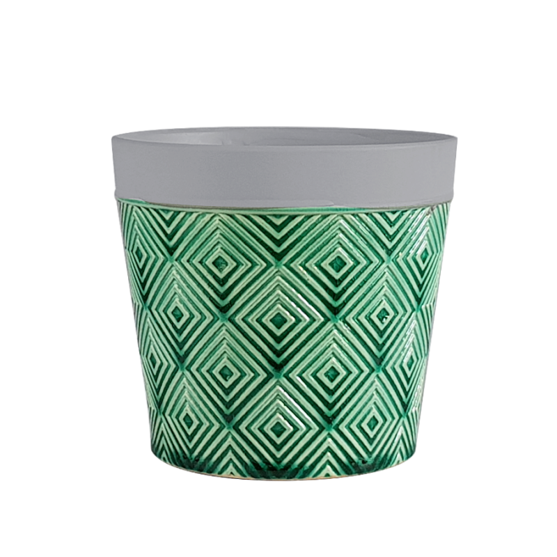 Cache-pot motifs ethniques H12.5  | Deco-Delight.com Cache-pot motifs ethniques H12.5  | Deco-Delight.com