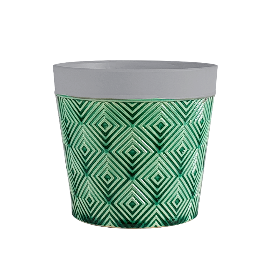 Cache-pot motifs ethniques H12.5 | Deco-Delight.com Cache-pot motifs ethniques H12.5 | Deco-Delight.com